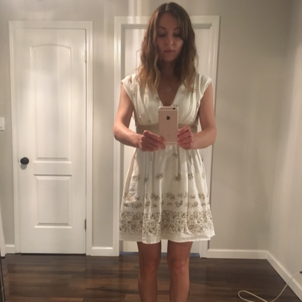 White Cotton Dress